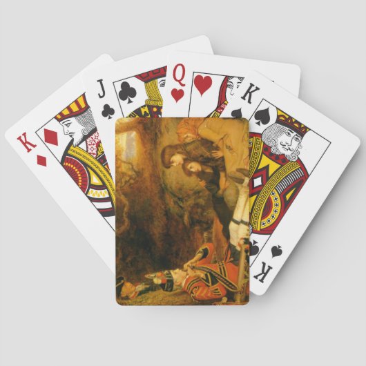 Der Pfeifer (von John Everett Millais) Spielkarten (Rückseite)