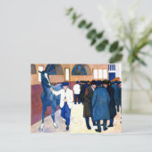Der Pferdemarkt Postkarte (Stehend Vorderseite)