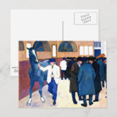 Der Pferdemarkt Postkarte (Vorne/Hinten)