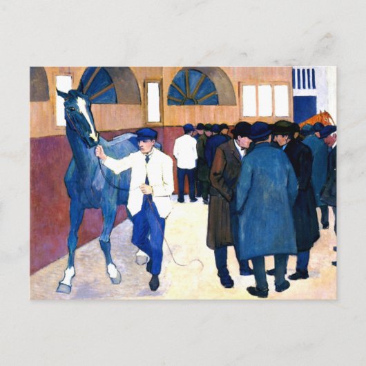 Der Pferdemarkt Postkarte (Vorderseite)
