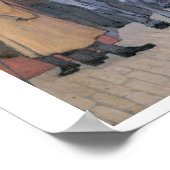 Der Pferdemart (Öl auf Leinwand) Poster (Ecke)