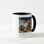 Der Pferdeschutz am Kampf von Waterloo, engrav Tasse (VorderseiteRechts)