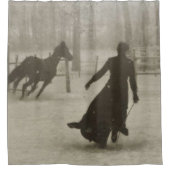 Der Pferdetrainer von Felix Thiollier 1899 Duschvorhang (Vorderseite)