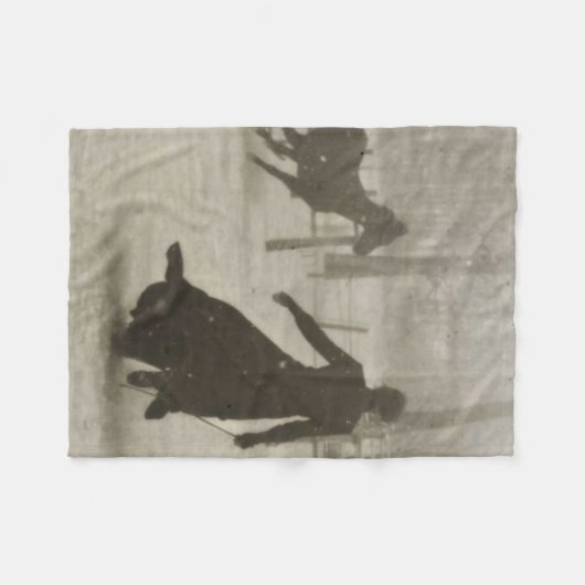 Der Pferdetrainer von Felix Thiollier 1899 Fleecedecke (Vorderseite (Horizontal))