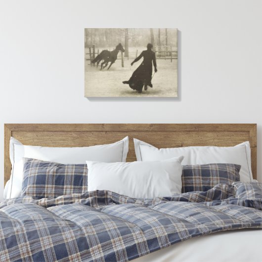 Der Pferdetrainer von Felix Thiollier 1899 Leinwanddruck (Insitu (Schlafzimmer))