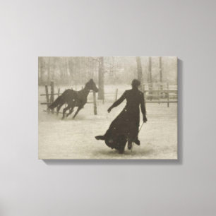 Der Pferdetrainer von Felix Thiollier 1899 Leinwanddruck