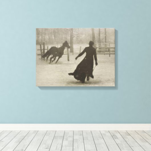 Der Pferdetrainer von Felix Thiollier 1899 Leinwanddruck (Insitu (Holzboden))