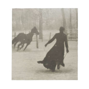 Der Pferdetrainer von Felix Thiollier 1899 Notizblock