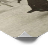 Der Pferdetrainer von Felix Thiollier 1899 Poster (Ecke)