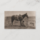 Der PferdeWrangler 1910 Visitenkarte (Rückseite)