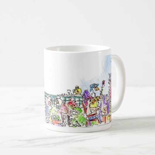 Der Pflanzen-Austausch Kaffeetasse (VorderseiteRechts)