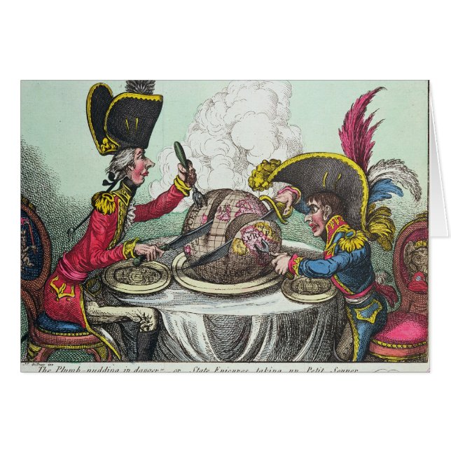 Der Pflaumenpudding in Gefahr, 1805 (Vorderseite (Horizontal))