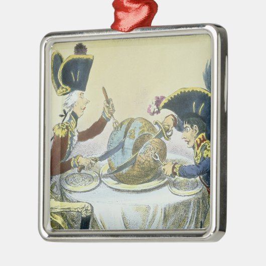Der Pflaumenpudding in Gefahr, 1805 Silbernes Ornament (Links)