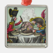 Der Pflaumenpudding in Gefahr, 1805 Silbernes Ornament (Vorne)