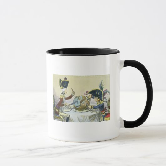Der Pflaumenpudding in Gefahr, 1805 Tasse (Rechts)