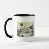 Der Pflaumenpudding in Gefahr, 1805 Tasse (Links)