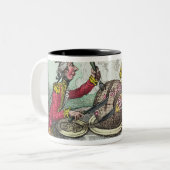 Der Pflaumenpudding in Gefahr, 1805 Zweifarbige Tasse (Vorderseite Links)