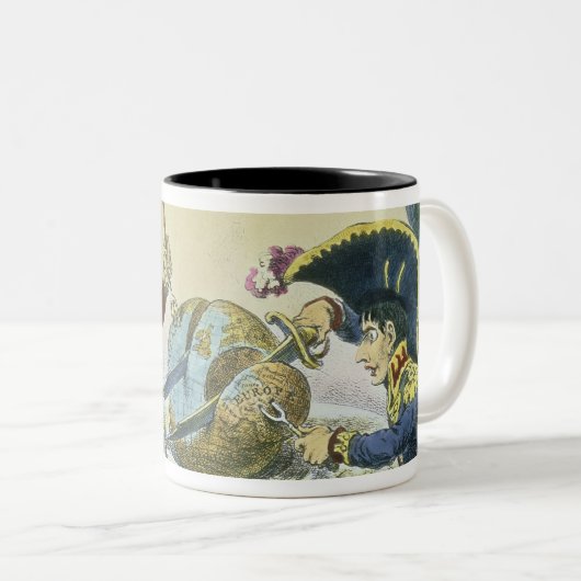 Der Pflaumenpudding in Gefahr, 1805 Zweifarbige Tasse (VorderseiteRechts)