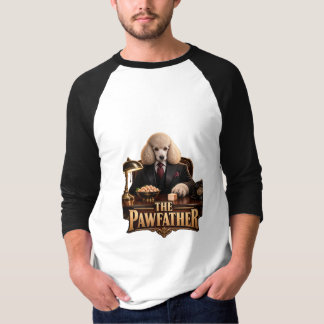 Der Pfotenvater Pudel Mafia T-Shirt