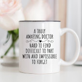 DER phantastische ARZT KANN SCHWIERIG FINDEN, Dokt Tasse