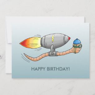 Der Phantastische Raketenwurm Karte