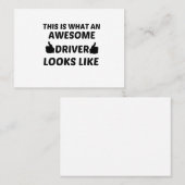 DER PHANTASTISCHE TREIBER SIEHT AUS TELEFONNUMMERKARTE (Vorne/Hinten)