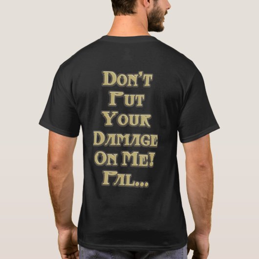 Der Phantastische, zweiseitig angebrachte Schraube T-Shirt (Rückseite)