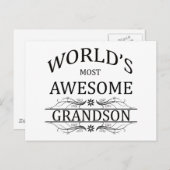 Der Phantastischste Enkel der Welt Postkarte (Vorne/Hinten)