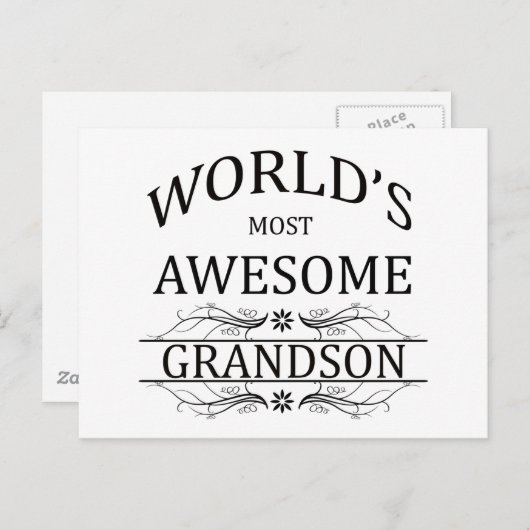 Der Phantastischste Enkel der Welt Postkarte (Vorne/Hinten)
