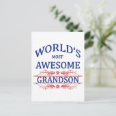 Der Phantastischste Enkel der Welt Postkarte (Stehend Vorderseite)