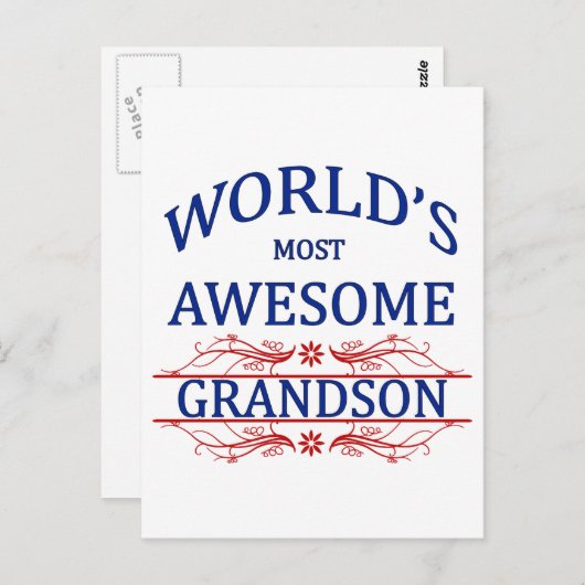 Der Phantastischste Enkel der Welt Postkarte (Vorne/Hinten)