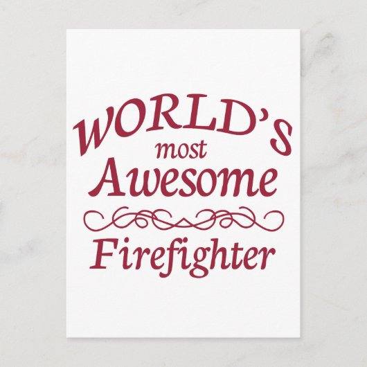 Der Phantastischste Feuerwehrmann der Welt Postkarte (Vorderseite)