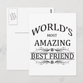 Der Phantastischste Freund der Welt Postkarte (Vorne/Hinten)