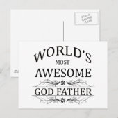 Der Phantastischste Gott der Welt Postkarte (Vorne/Hinten)