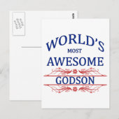 Der Phantastischste Gott der Welt Postkarte (Vorne/Hinten)