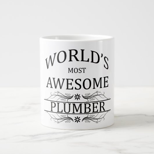 Der Phantastischste Klempner der Welt Jumbo-Tasse (Vorderseite)