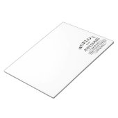 Der Phantastischste Krankenpfleger der Welt Notizblock (angewinkelt)