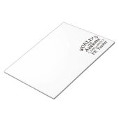 Der Phantastischste Lehrer der Welt Notizblock (angewinkelt)