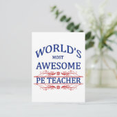 Der Phantastischste Lehrer der Welt Postkarte (Stehend Vorderseite)