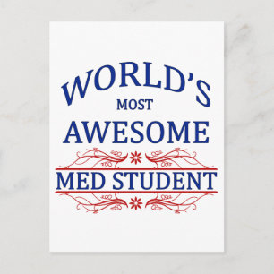 Der Phantastischste Med Student der Welt Postkarte