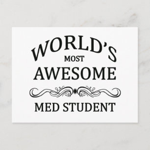Der Phantastischste Med Student der Welt Postkarte