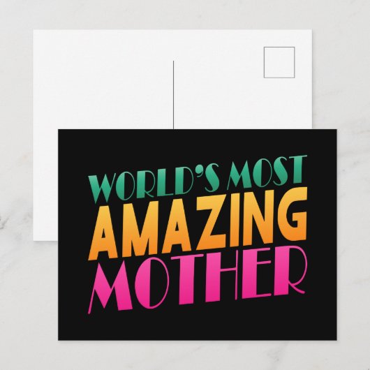 Der Phantastischste Muttertag der Welt | Postkarte (Vorne/Hinten)
