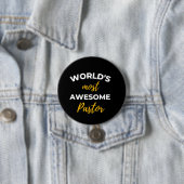 Der Phantastischste Pastor der Welt Button (Beispiel)
