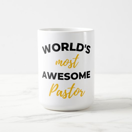 Der Phantastischste Pastor der Welt Kaffeetasse (Mittel)