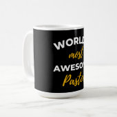 Der Phantastischste Pastor der Welt Kaffeetasse (Vorderseite Links)