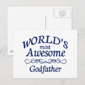 Der Phantastischste Pate der Welt Postkarte (Vorne/Hinten)