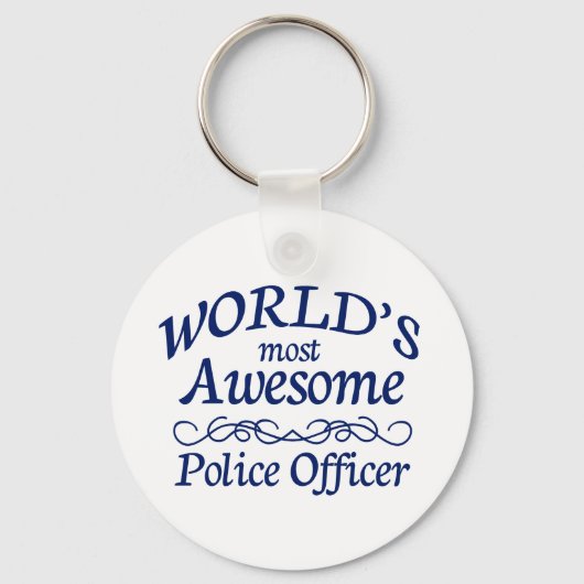 Der Phantastischste Polizeibeamte der Welt Schlüsselanhänger (Vorderseite)
