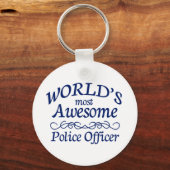 Der Phantastischste Polizeibeamte der Welt Schlüsselanhänger (Vorderseite)