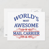 Der Phantastischste Postträger der Welt Postkarte (Vorne/Hinten)
