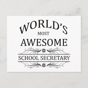 Der Phantastischste Schulminister der Welt Postkarte